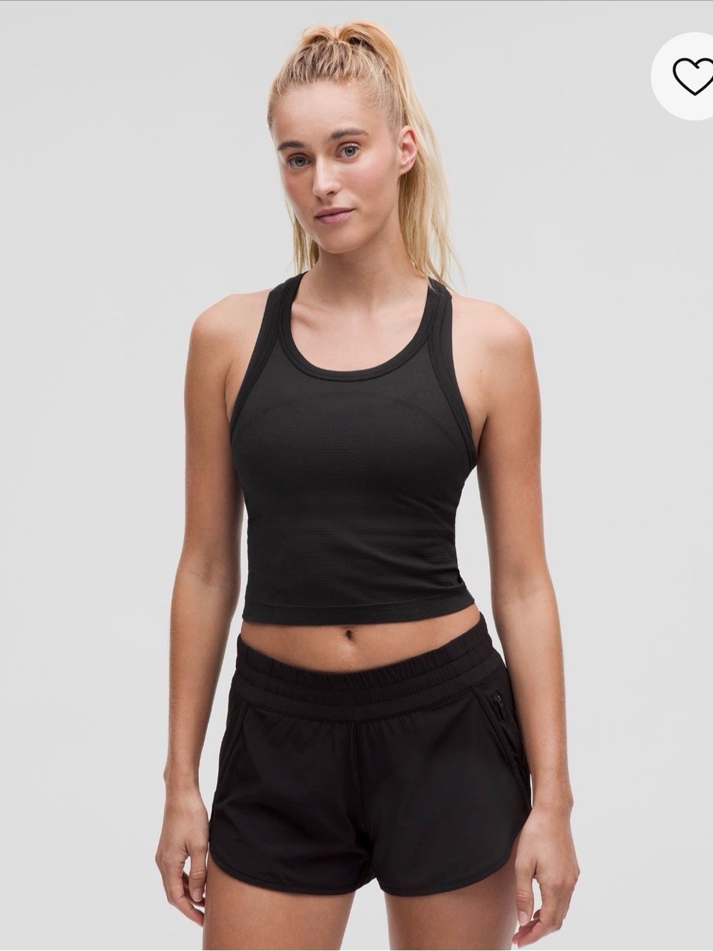 Swiftly Tech Cropped Racerback Tank Top 2.0